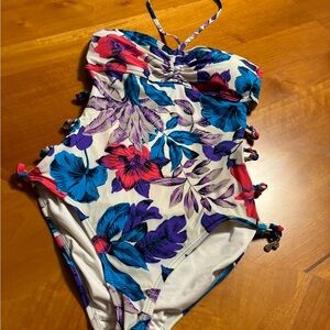 Marc Jacobs Beach Floral One-Piece Swimsuit M fits 4-6